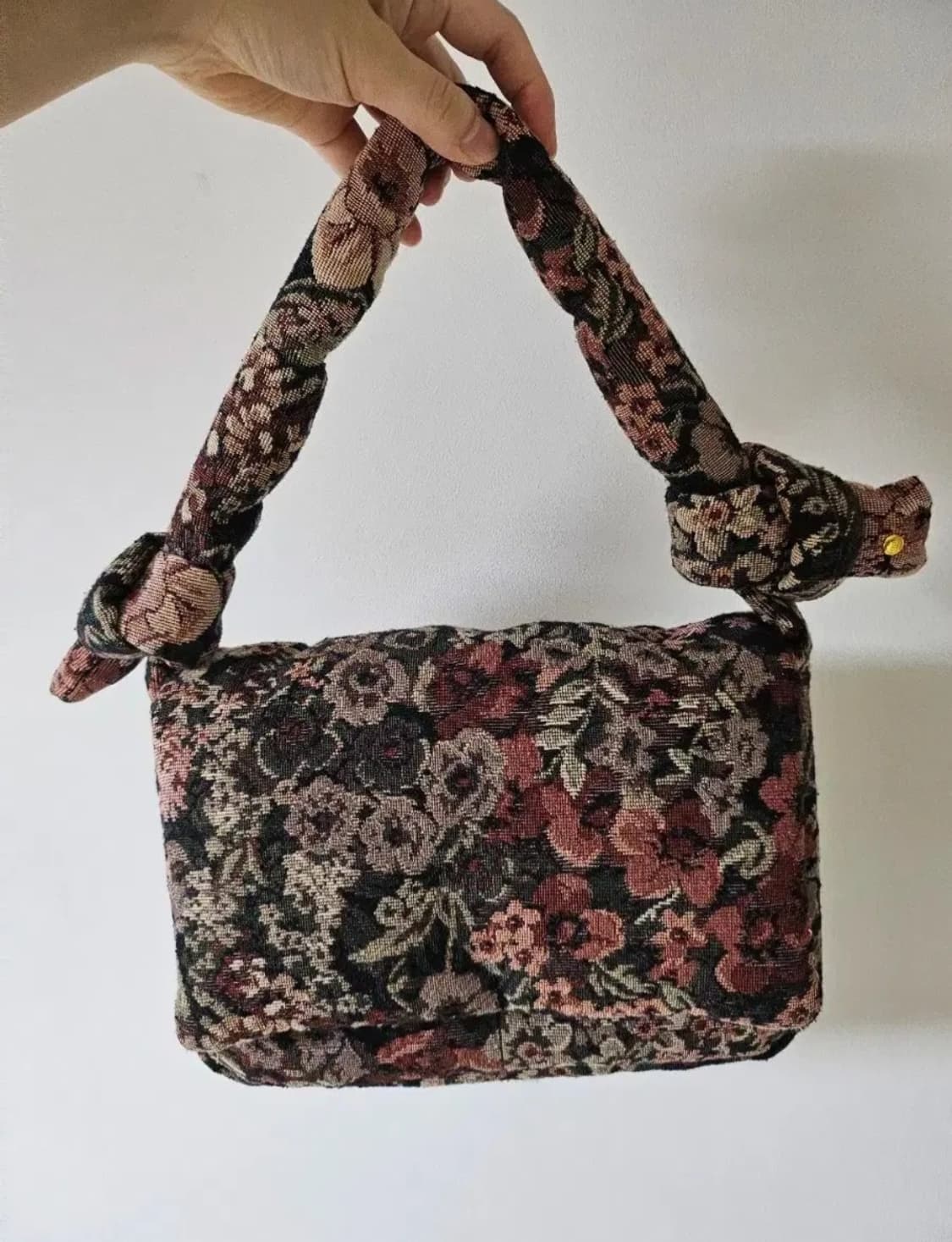 시엔느 빈티지 자카드 플라워 백 상품이미지6