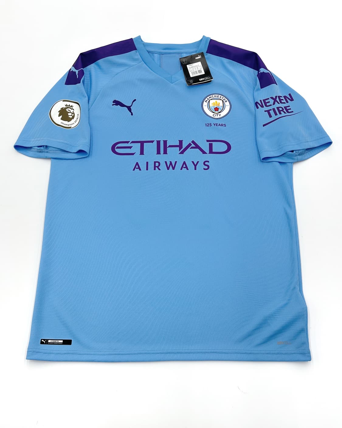 *새상품* 퓨마 19-20 맨체스터 시티 홈 125주년 리그킷 로드리 상품이미지3