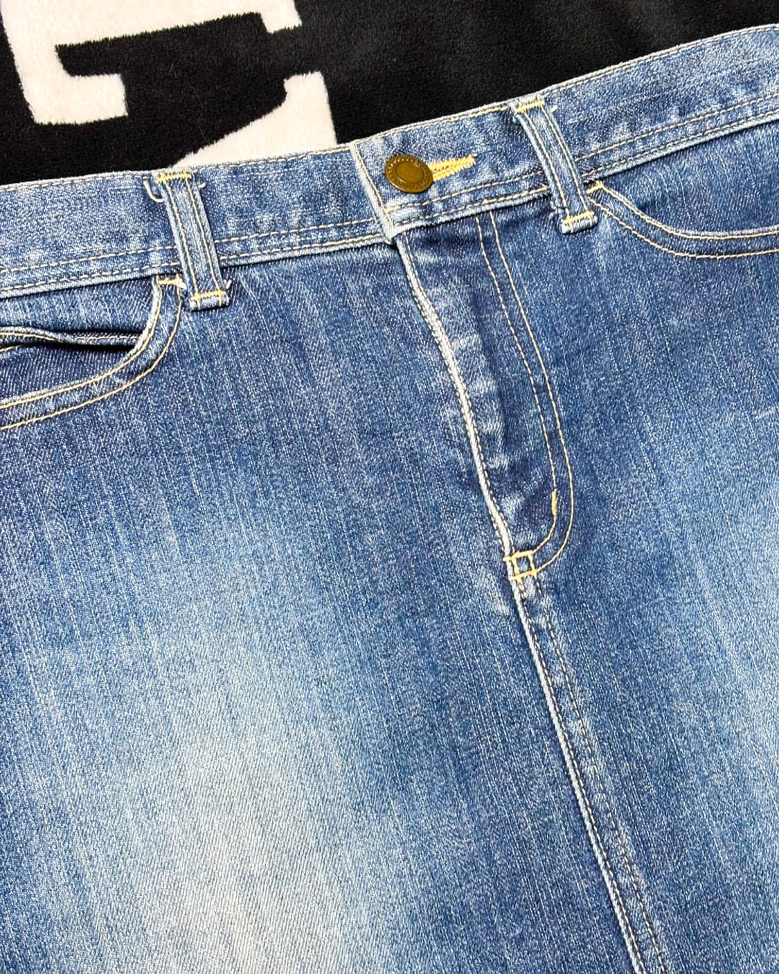 일본빈티지 OZOC 데님 스커트 상품이미지2