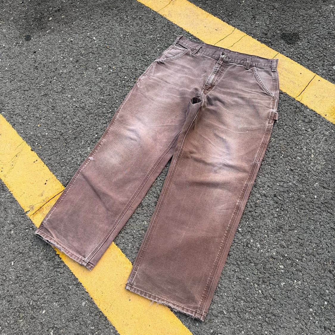 OG 빈티지 칼하트 B11 DKB 싱글니 카펜터 팬츠 상품이미지3