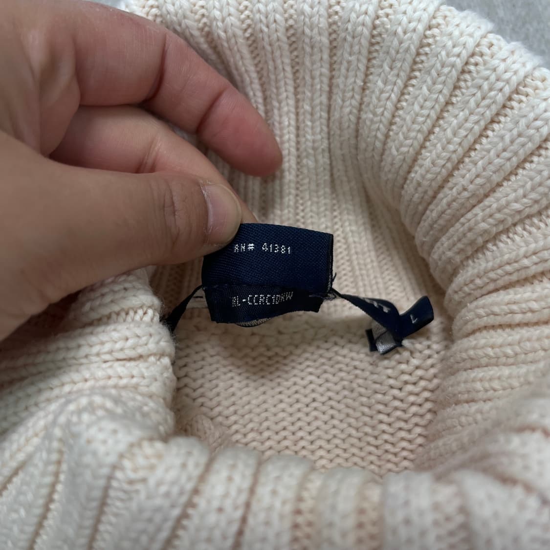 90 폴로 랄프로렌 스포츠 코튼 목폴라 니트 상품이미지4