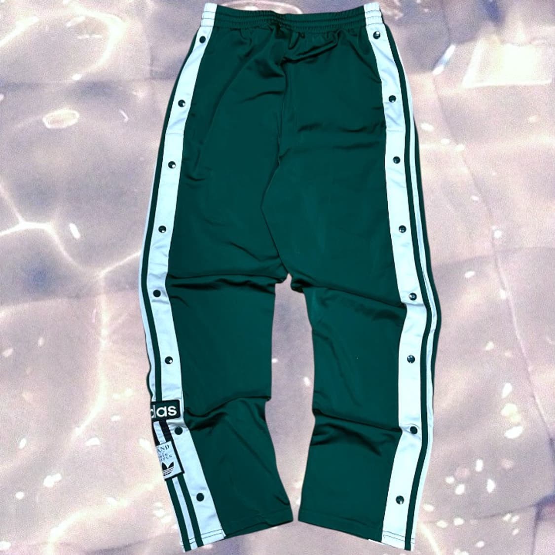 아디다스 아디브레이크 그린 초록 와이드 스냅 버튼 트랙 팬츠 S 상품이미지6