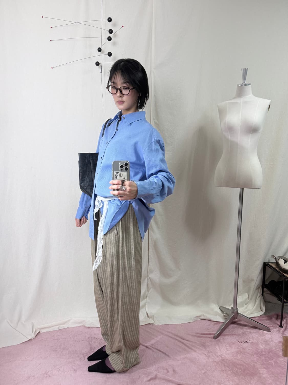 Paul Smith 오버핏 셔츠 (Made in Japan/ Frabri 상품이미지2