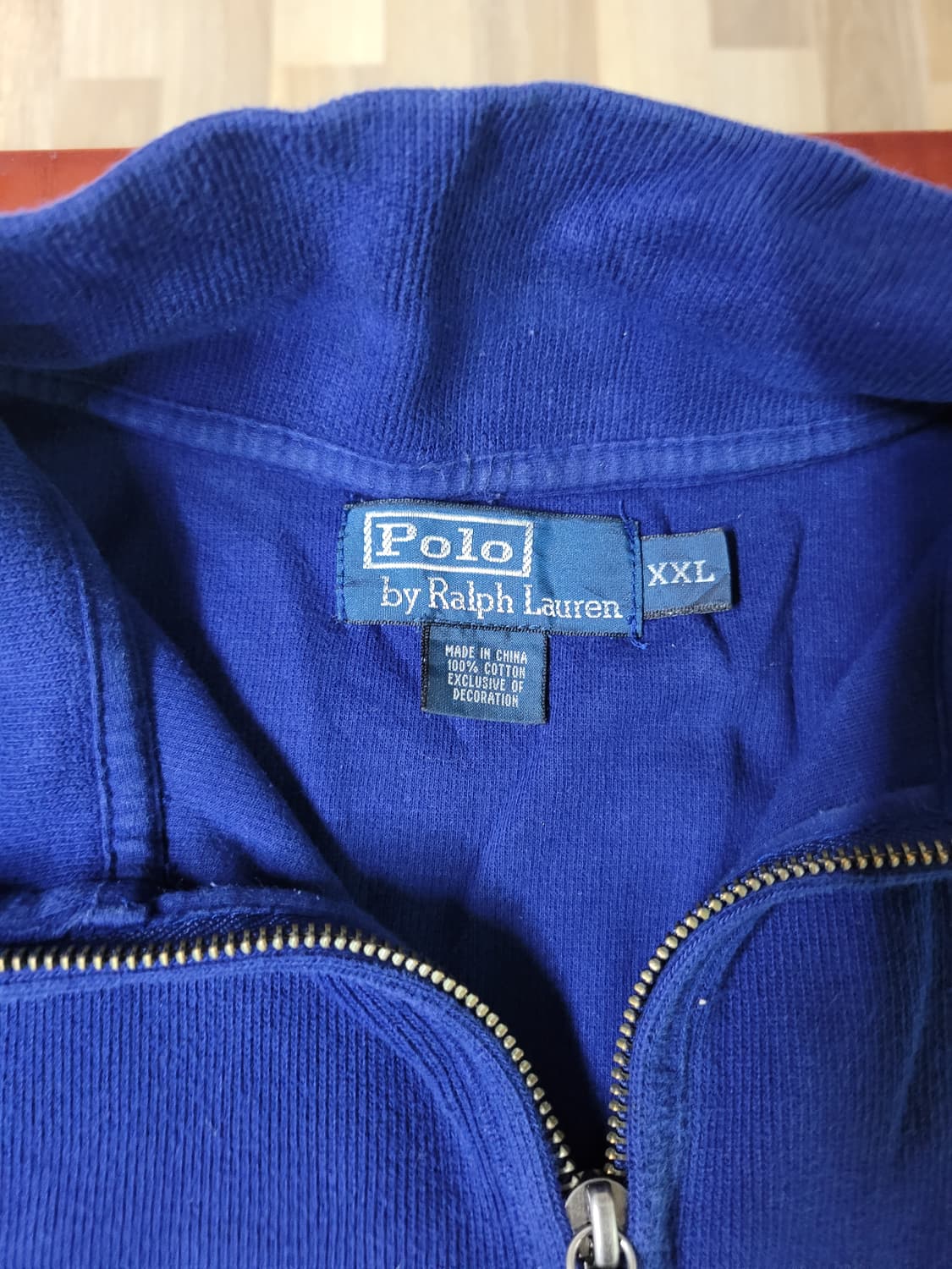 폴로 랄프로렌 네이비 컬러 하프 집업 상품이미지4