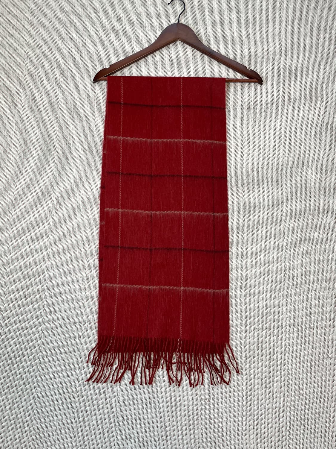 빈티지 클래식 체크 프린지 머플러 J03852 상품이미지1