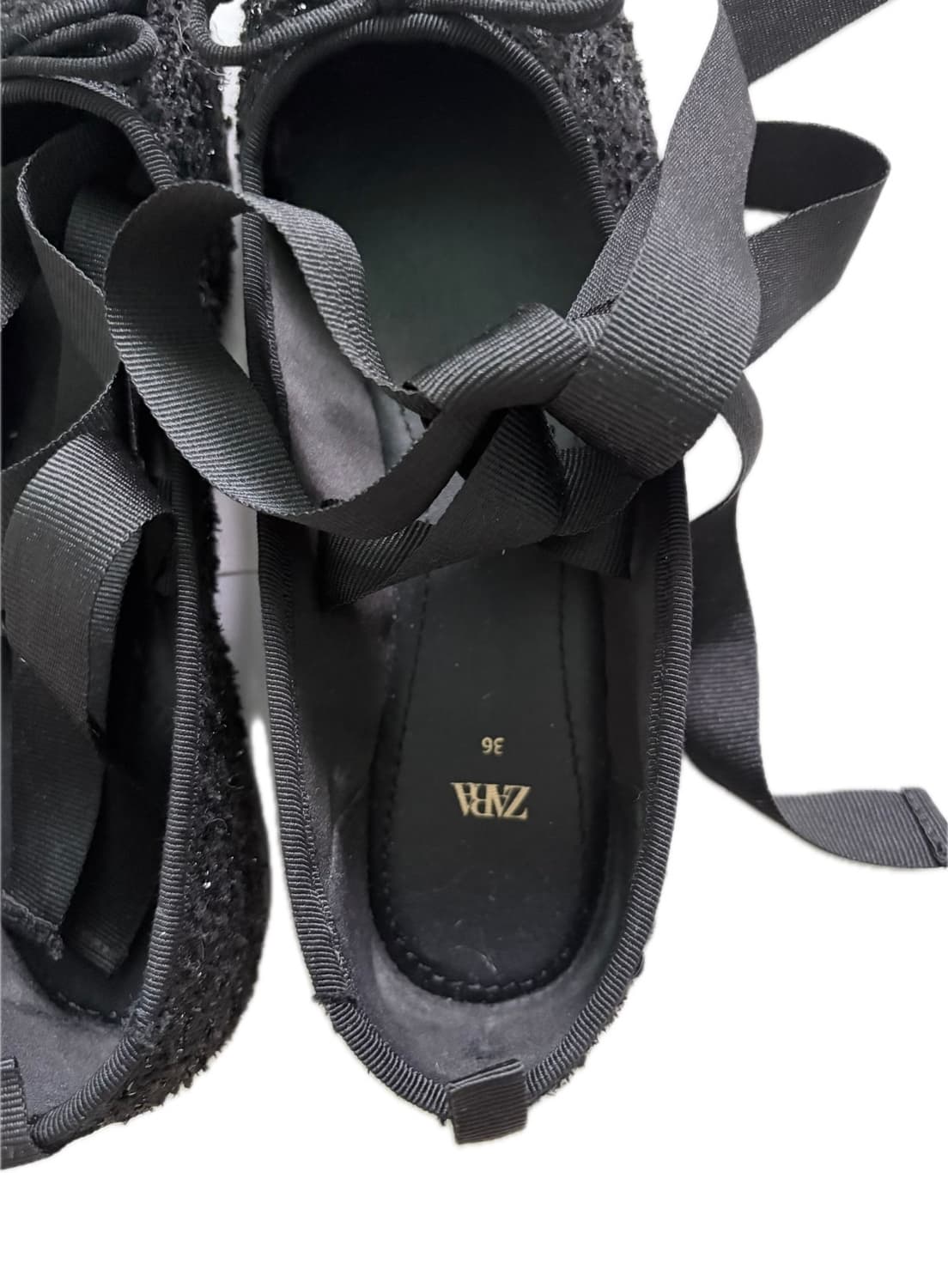 ZARA lace-up ballet shoes 상품이미지5
