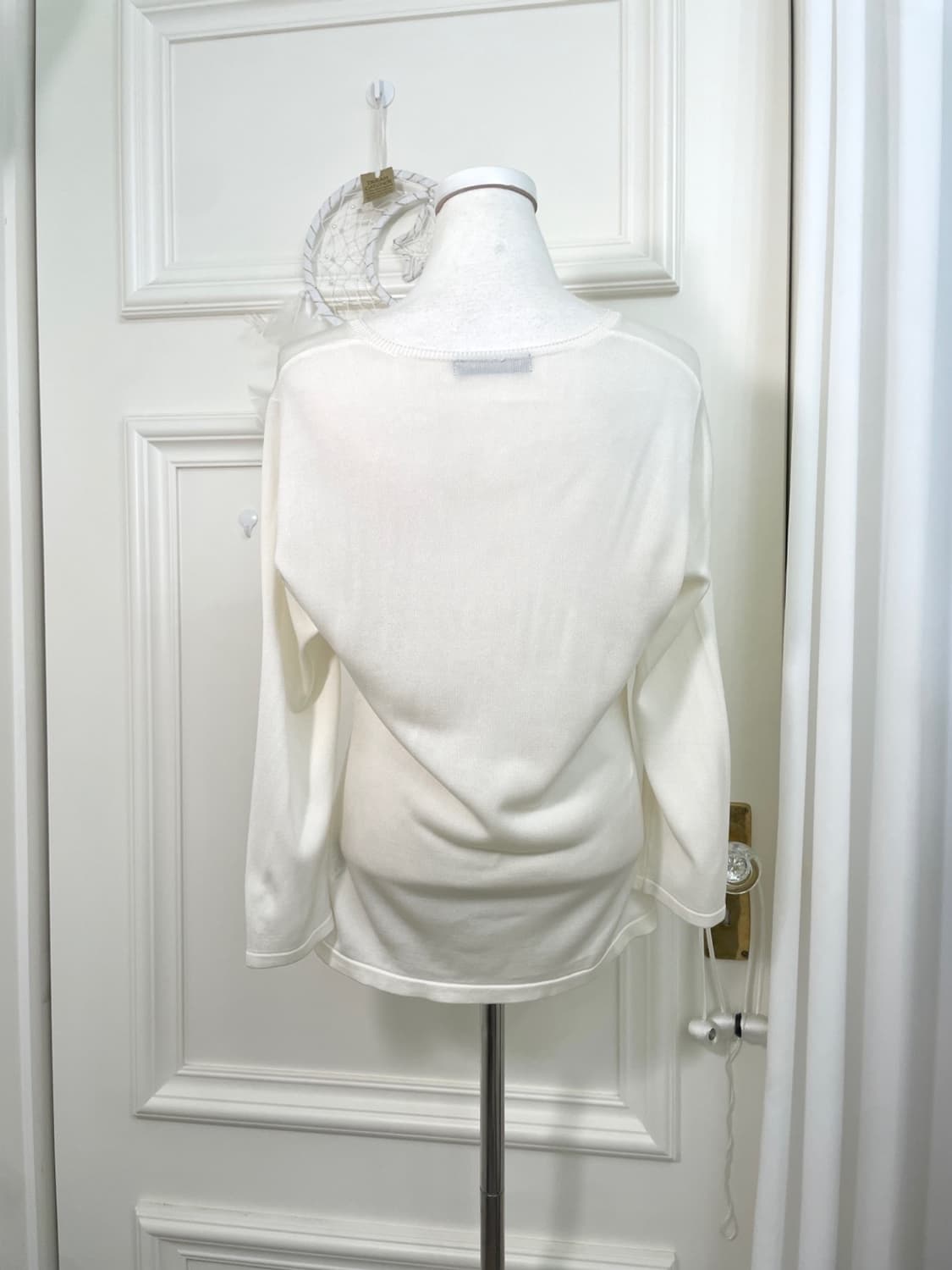 white basic fit cardigan(size-L) 상품이미지3