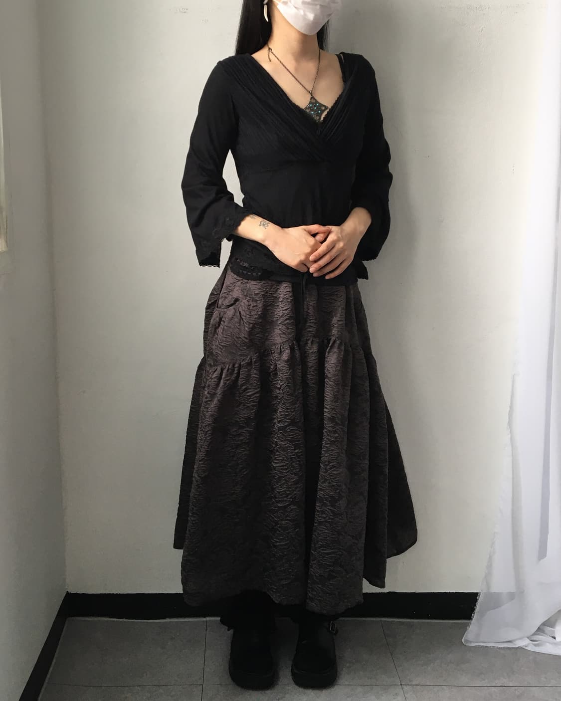Fabric point skirt 상품이미지5