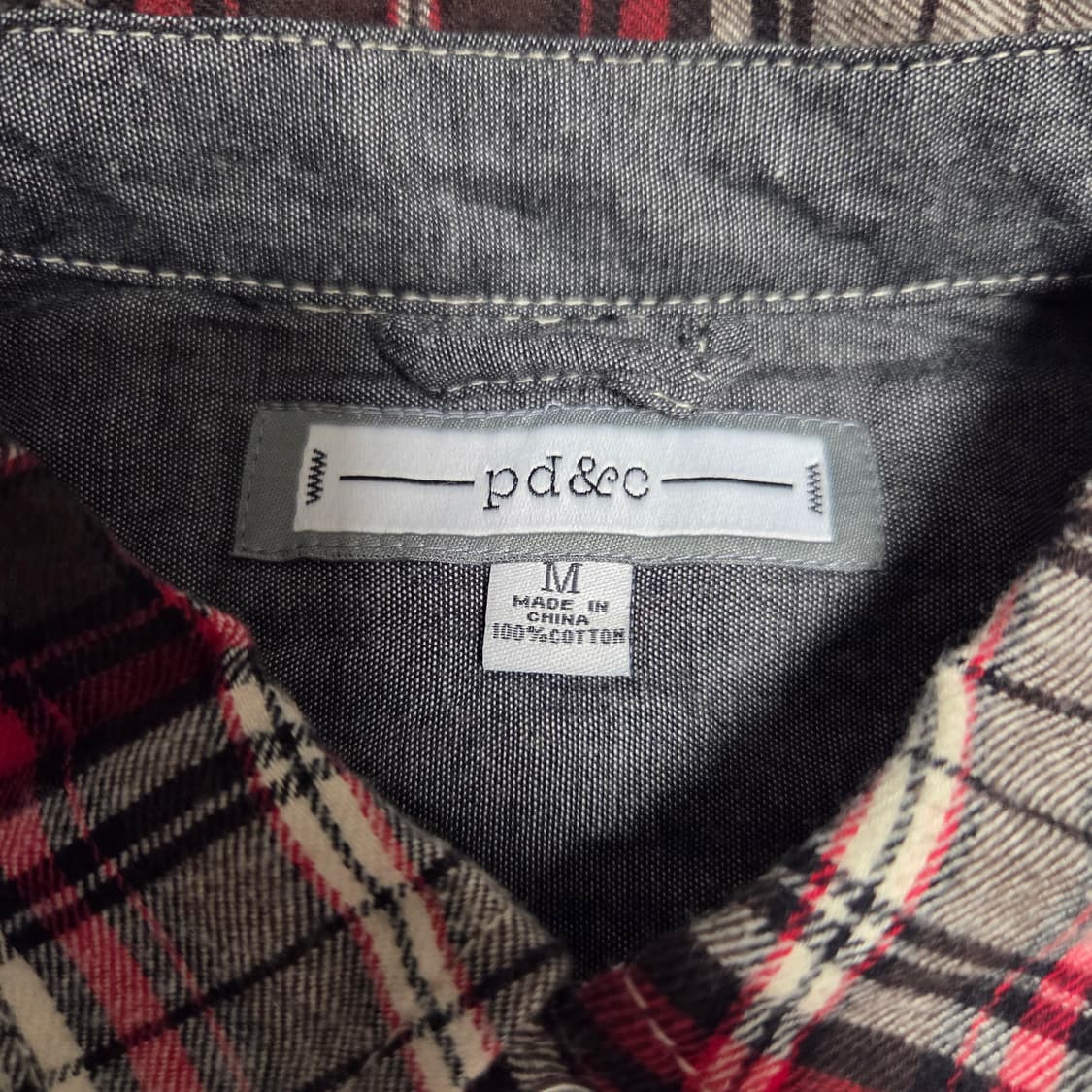 pd&c 웨스턴 플란넬 체크셔츠 L(100) 상품이미지5