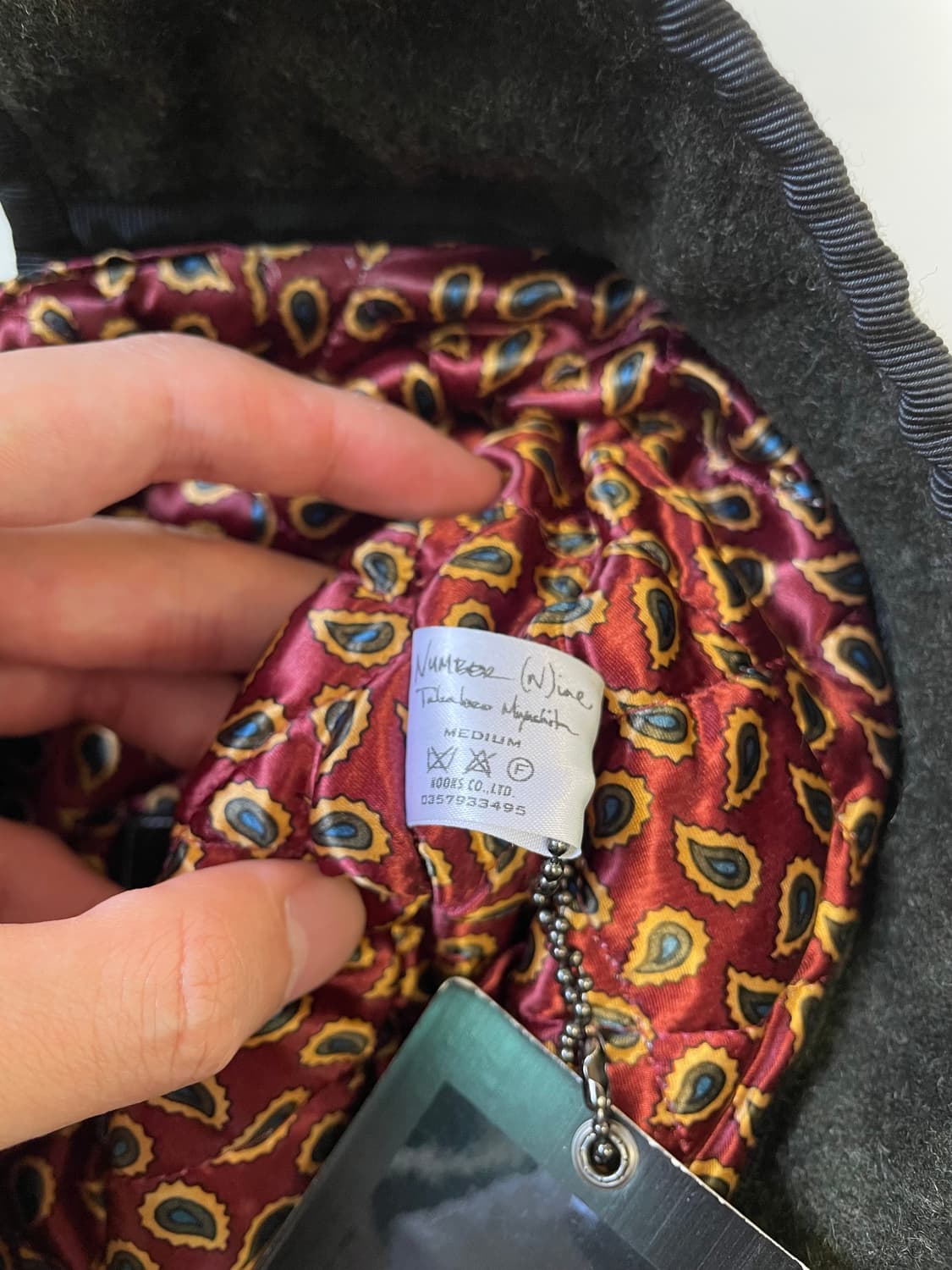 넘버나인 03AW 파일럿 햇 상품이미지7