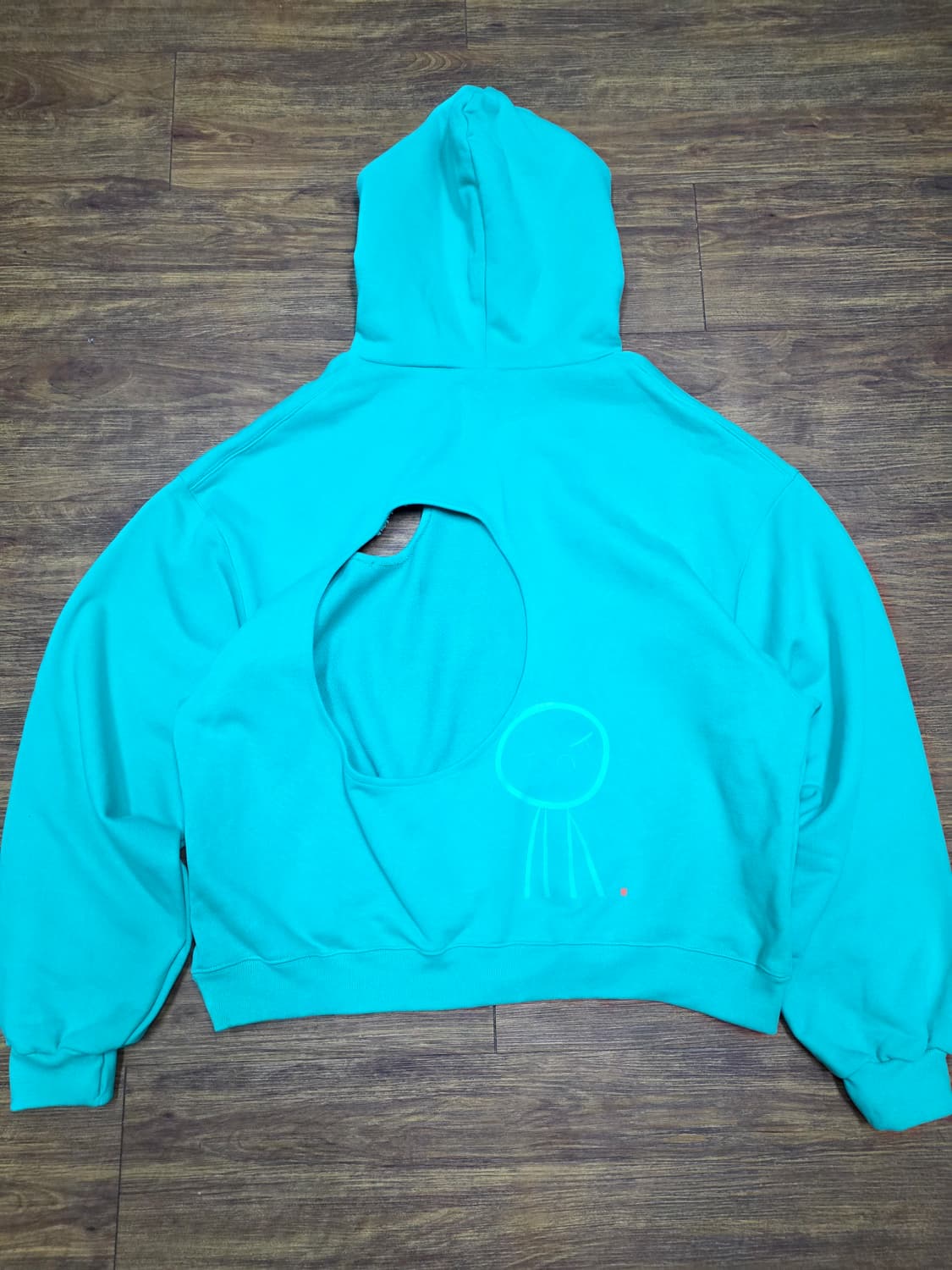 PYAR 써클홀 컷아웃 후드 상품이미지6