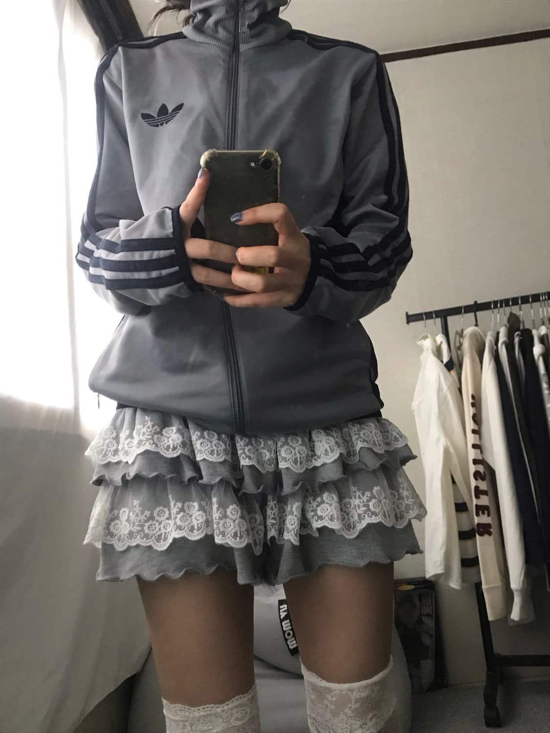 아디다스 실버 빅파이어버드 져지 상품이미지1