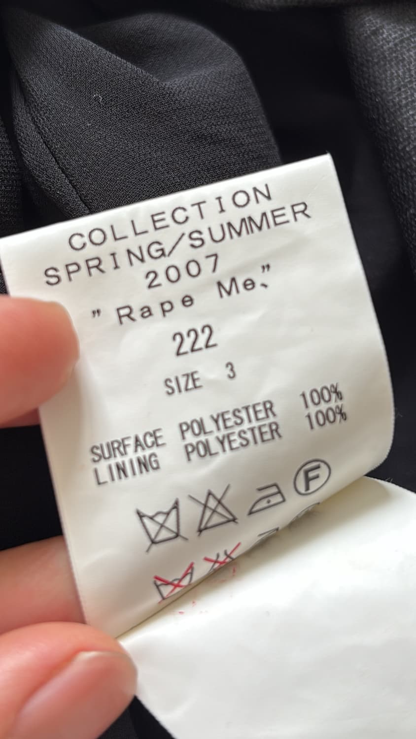 07SS 'Rape Me' Napoleon Jacket 상품이미지7