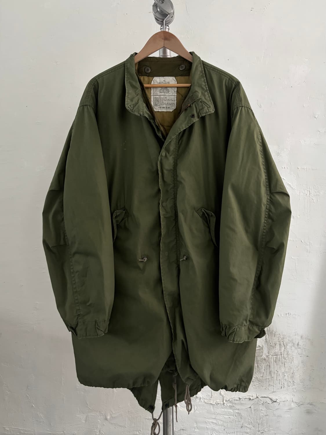 오리지널 M-65 피쉬테일 카키 파카 상품이미지4