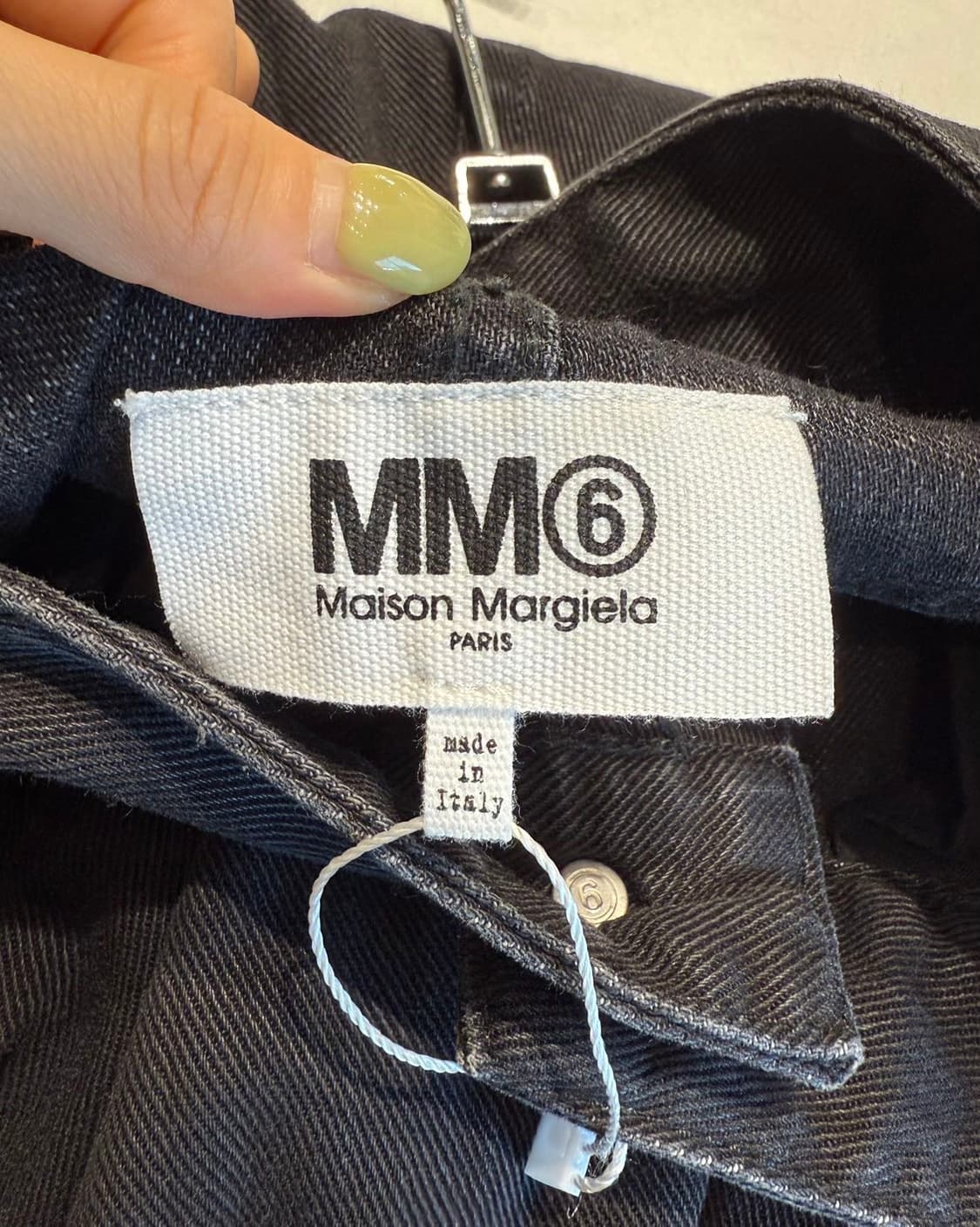 mm6 블랙 디스트로이드 레이어드 팬츠 상품이미지8