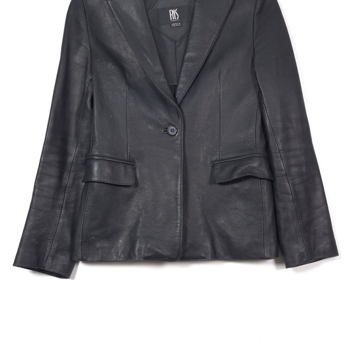 FNS 리얼 램스킨 싱글 가죽 블레이저 66 상품이미지4