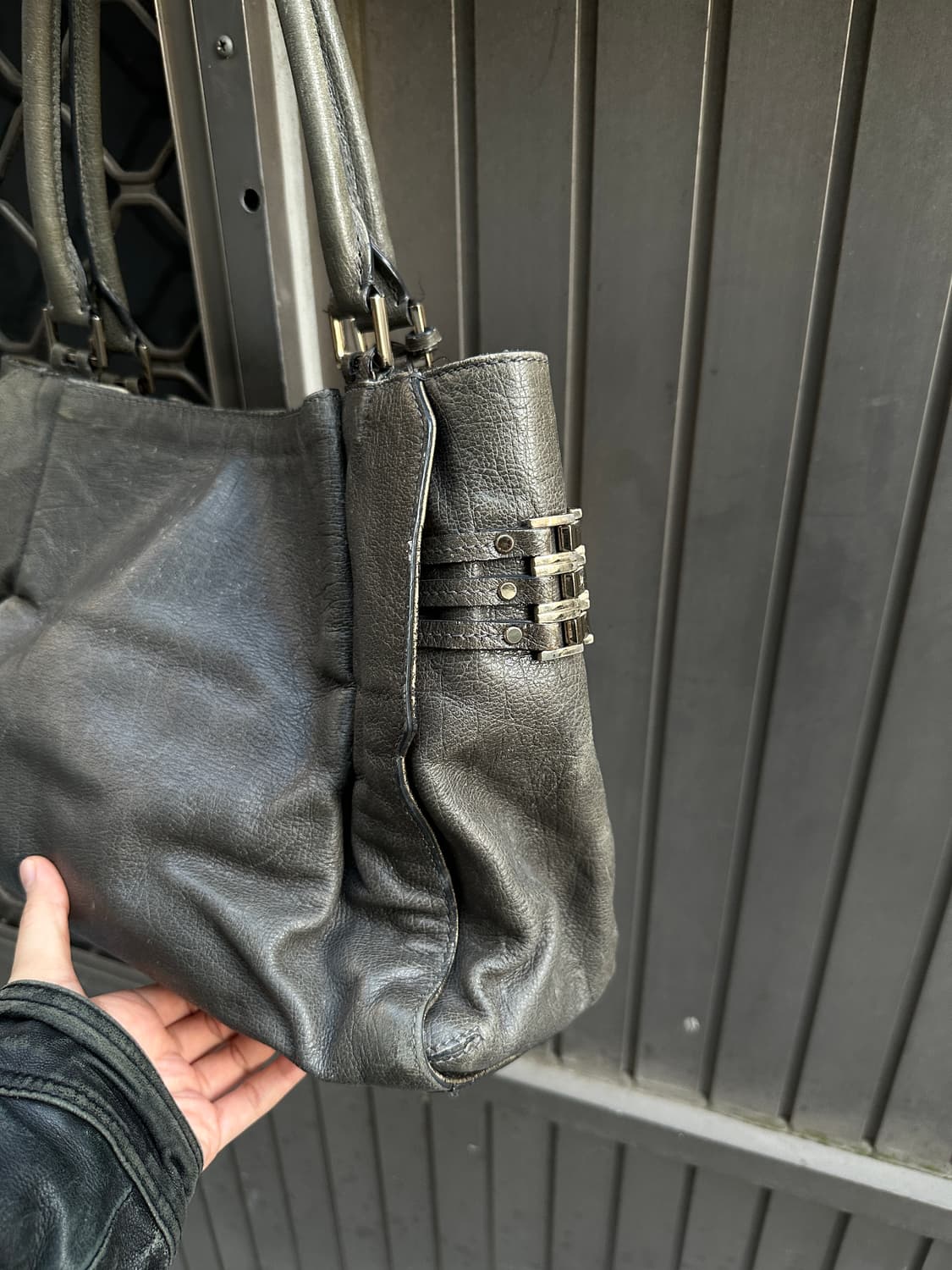 Bruno Magli khaki vintage shoulder bag 상품이미지7