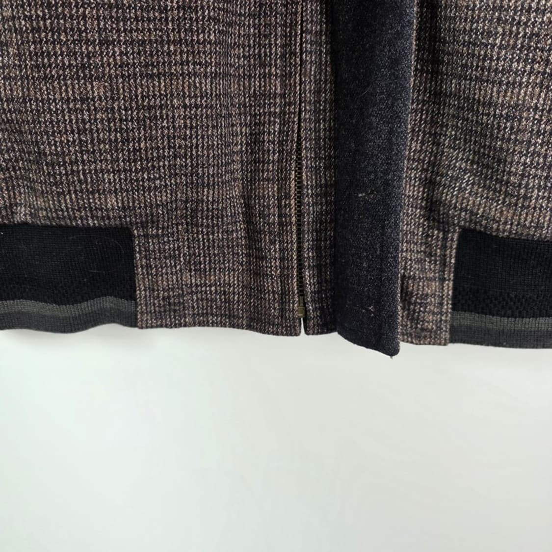 플레이보이 골프 빈티지 울 체크 블루종 자켓 M 상품이미지5