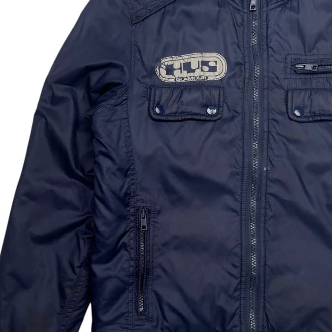 히스테릭 글래머 아카이브 Rock 레이싱 블루종 빅로고 자켓 S 상품이미지6