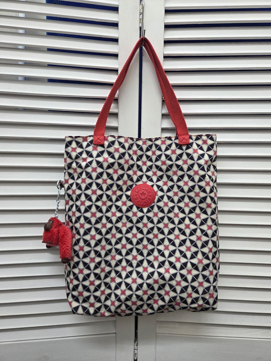 키플링 패턴 토트백 상품이미지1