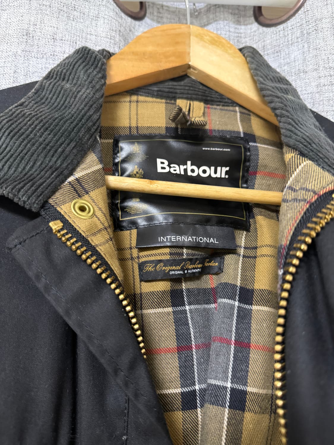 바버 / A7 인터네셔널 자켓 블랙 / 38 상품이미지4