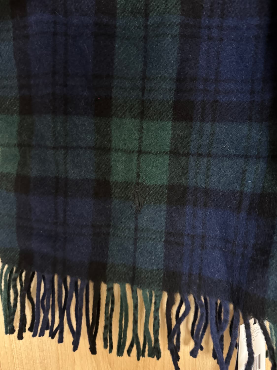 폴로 랄프로렌 체크 머플러 새상품 상품이미지3