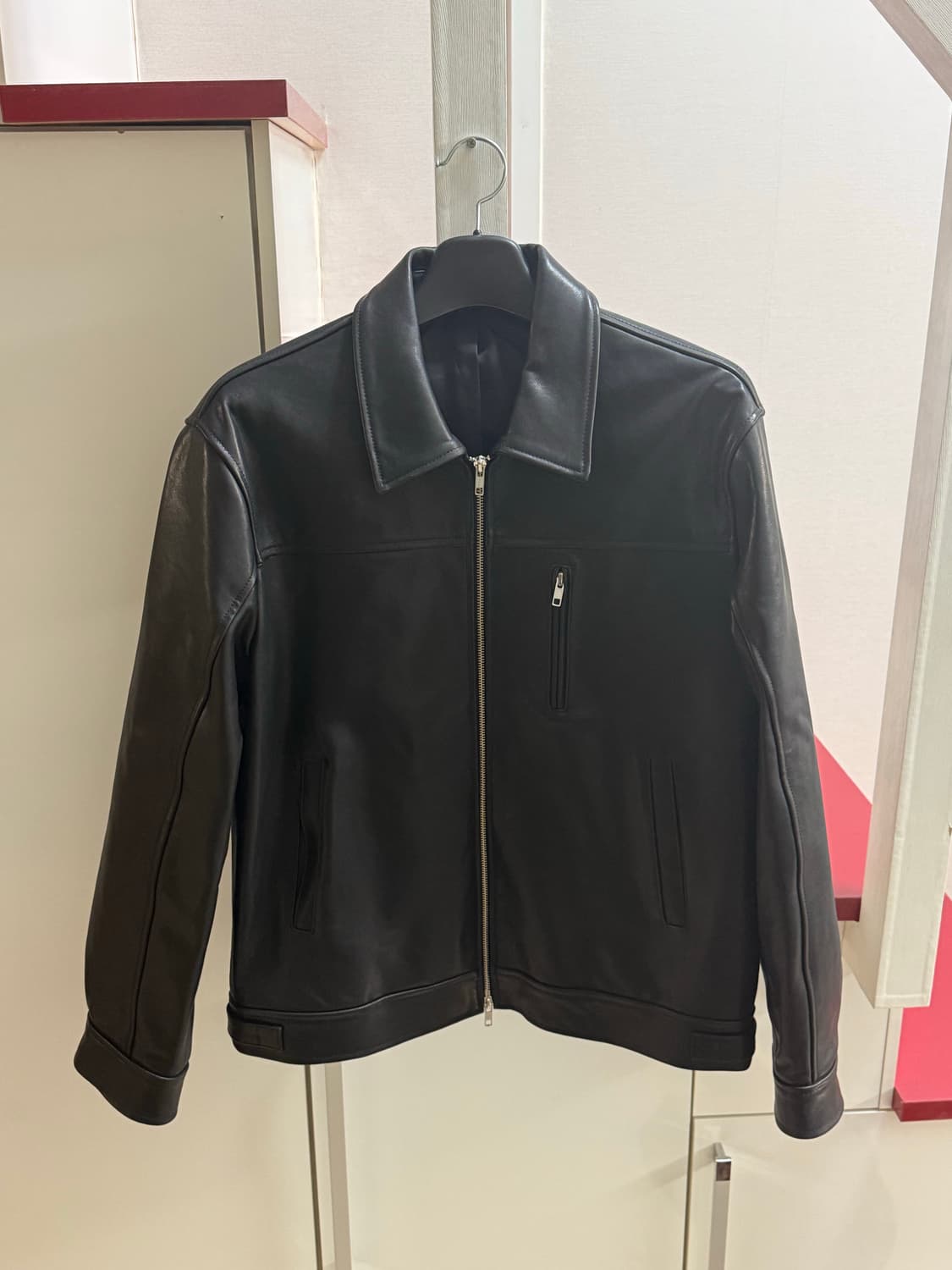 패션플래닛 x 리멜러 램스킨 에센셜 싱글 자켓 2사이즈 상품이미지2