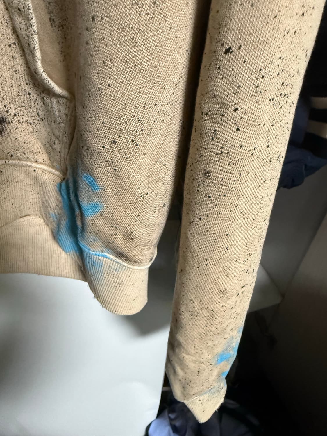 We11done 웰던 페인티드 후드집업 상품이미지5