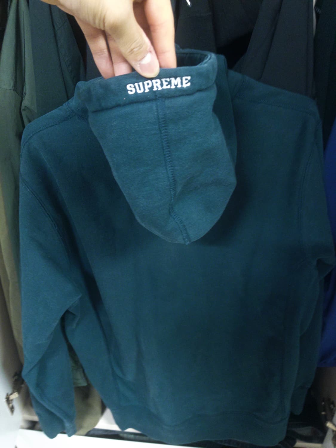 슈프림 s로고 후드 L 상품이미지2