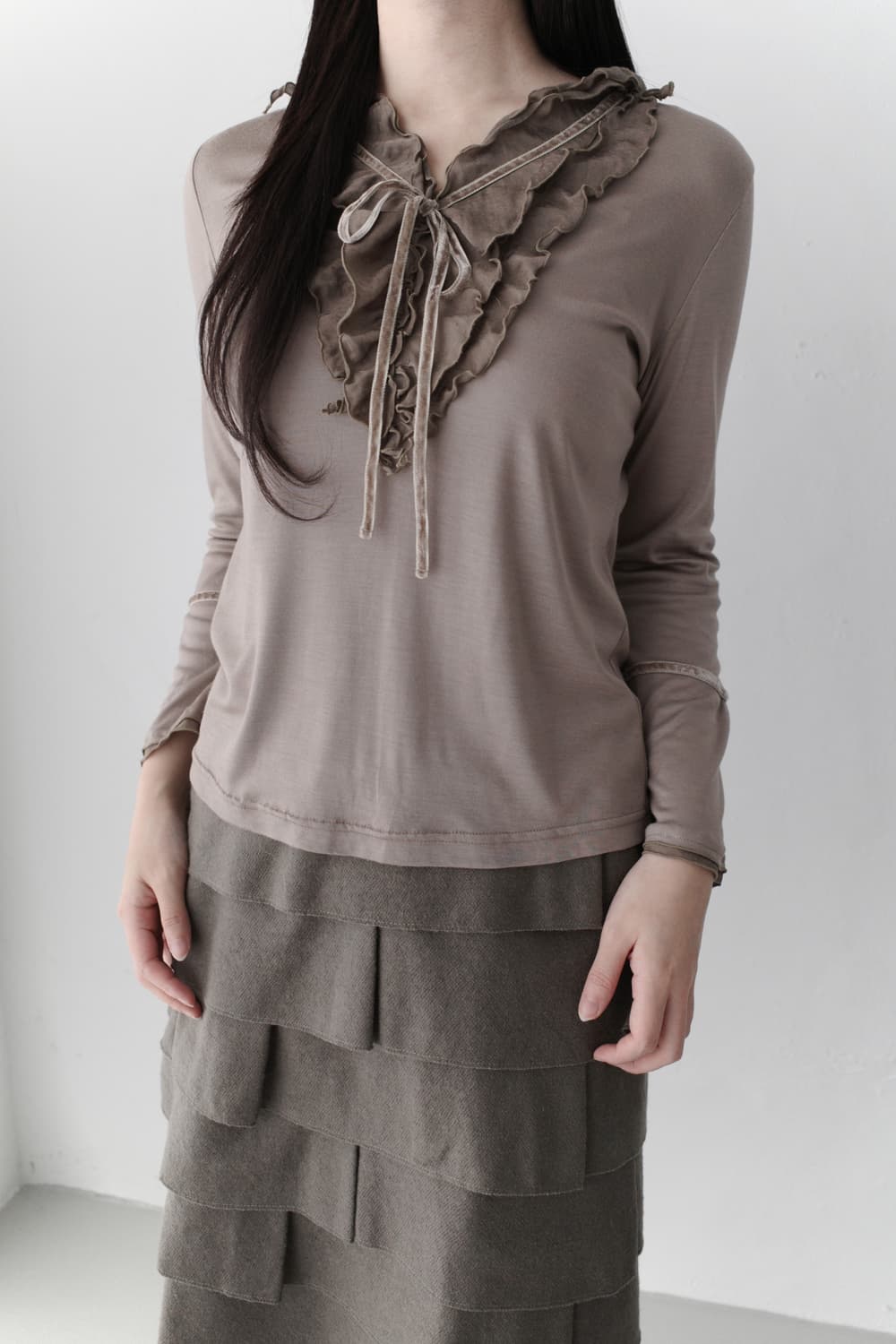 frill lace T 상품이미지6