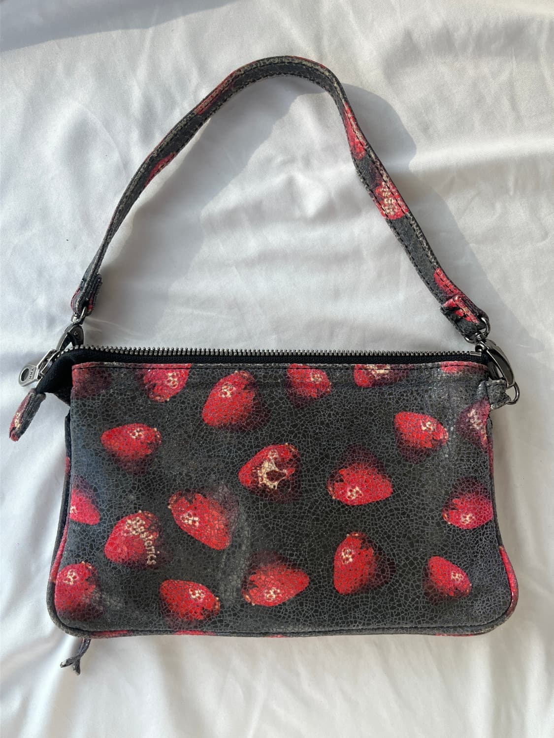 히스테릭 글래머 스컬베리 해골 딸기 가죽 레더 숄더 백 상품이미지4