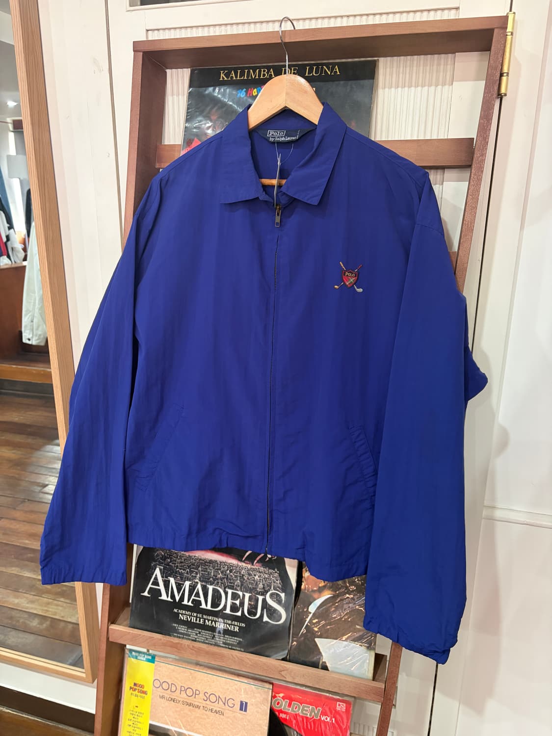 90s 폴로 랄프로렌 나일론 블루종 자켓 상품이미지1