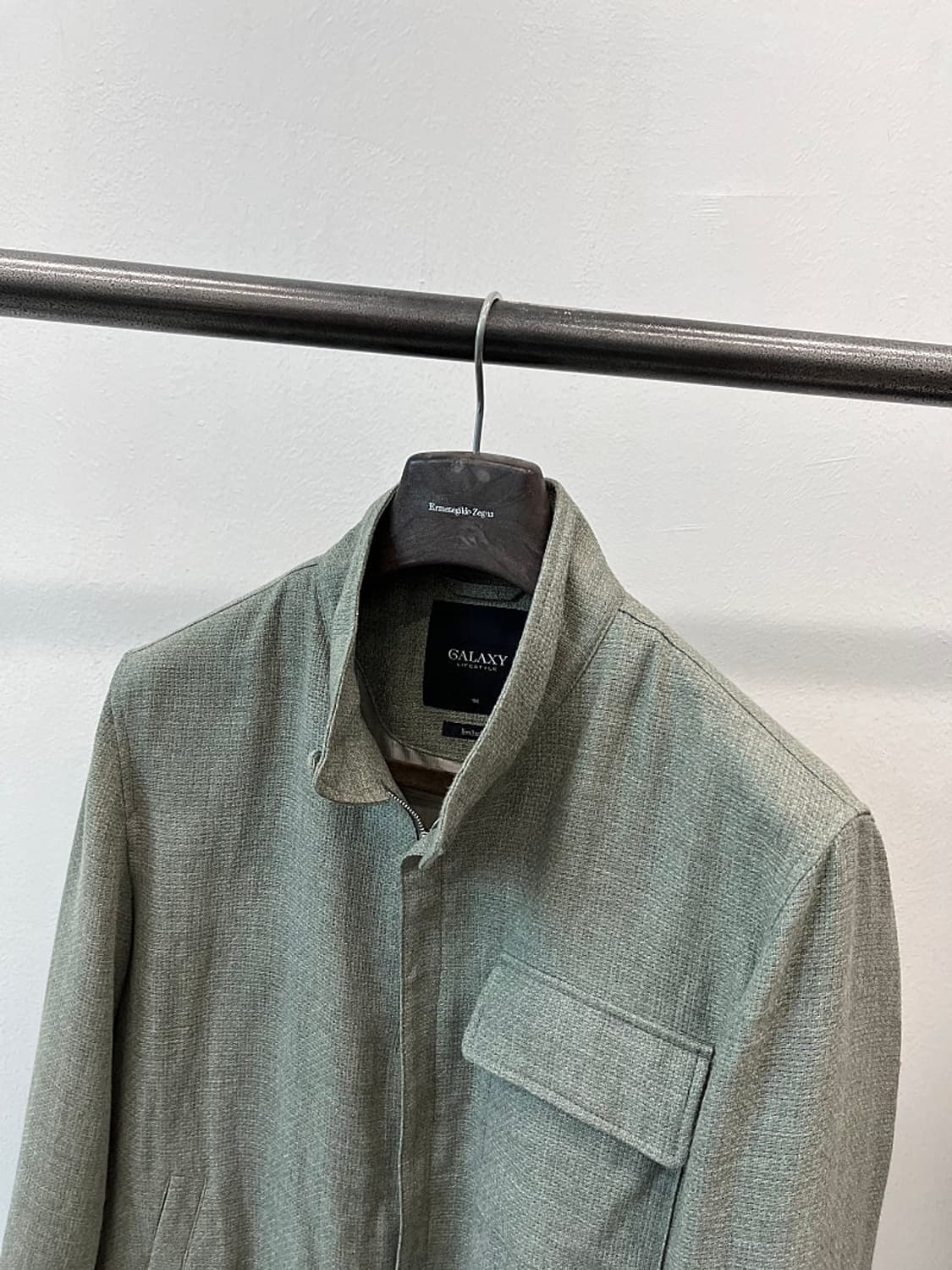 100) 갤럭시 25ss 린넨 블루종  상품이미지4