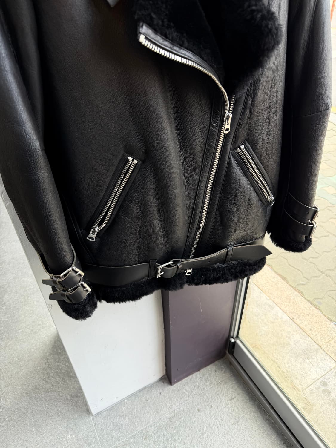 36/ 아크네스튜디오 램스킨 시어링 벨로시티 무스탕 상품이미지4