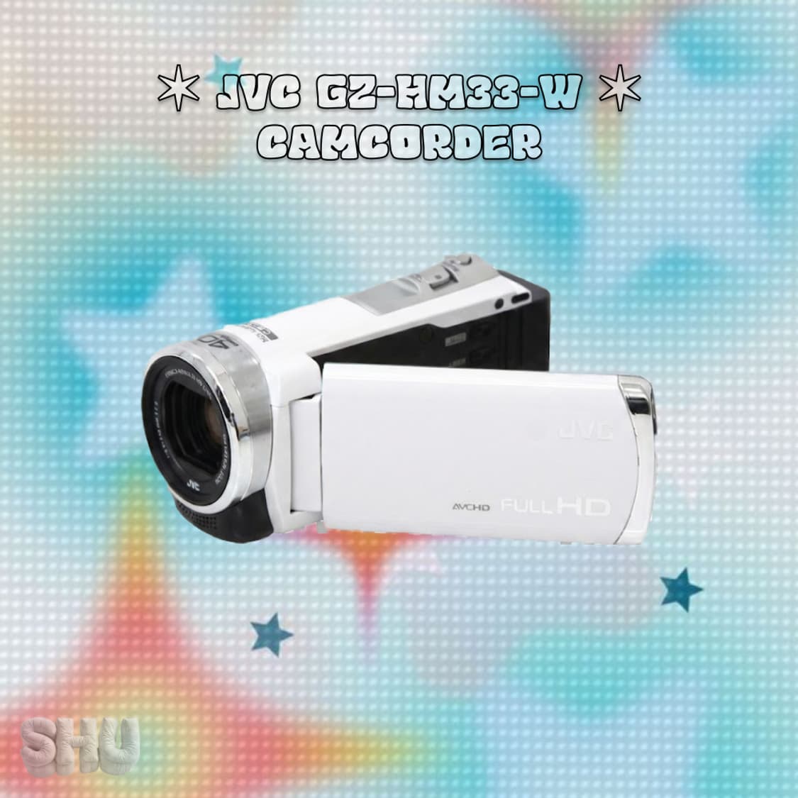 JVC 빈티지 디지털 캠코더 GZ-HM33-W 화이트 상품이미지4