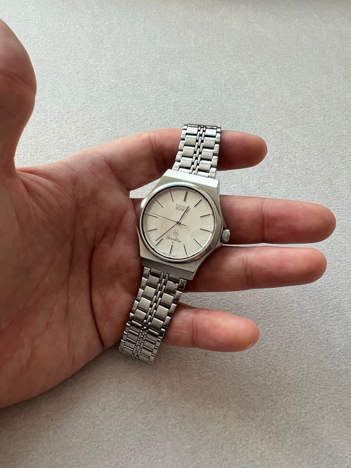 세이코 실버웨이브 쿼츠 7121-7030 빈티지 상품이미지5