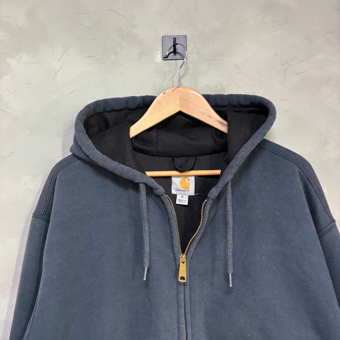 칼하트 써멀 후드집업 네이비 상품이미지2