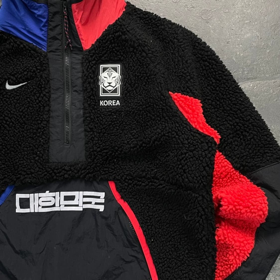 100 나이키 22-24 대한민국 국대 아노락 후리스  상품이미지2
