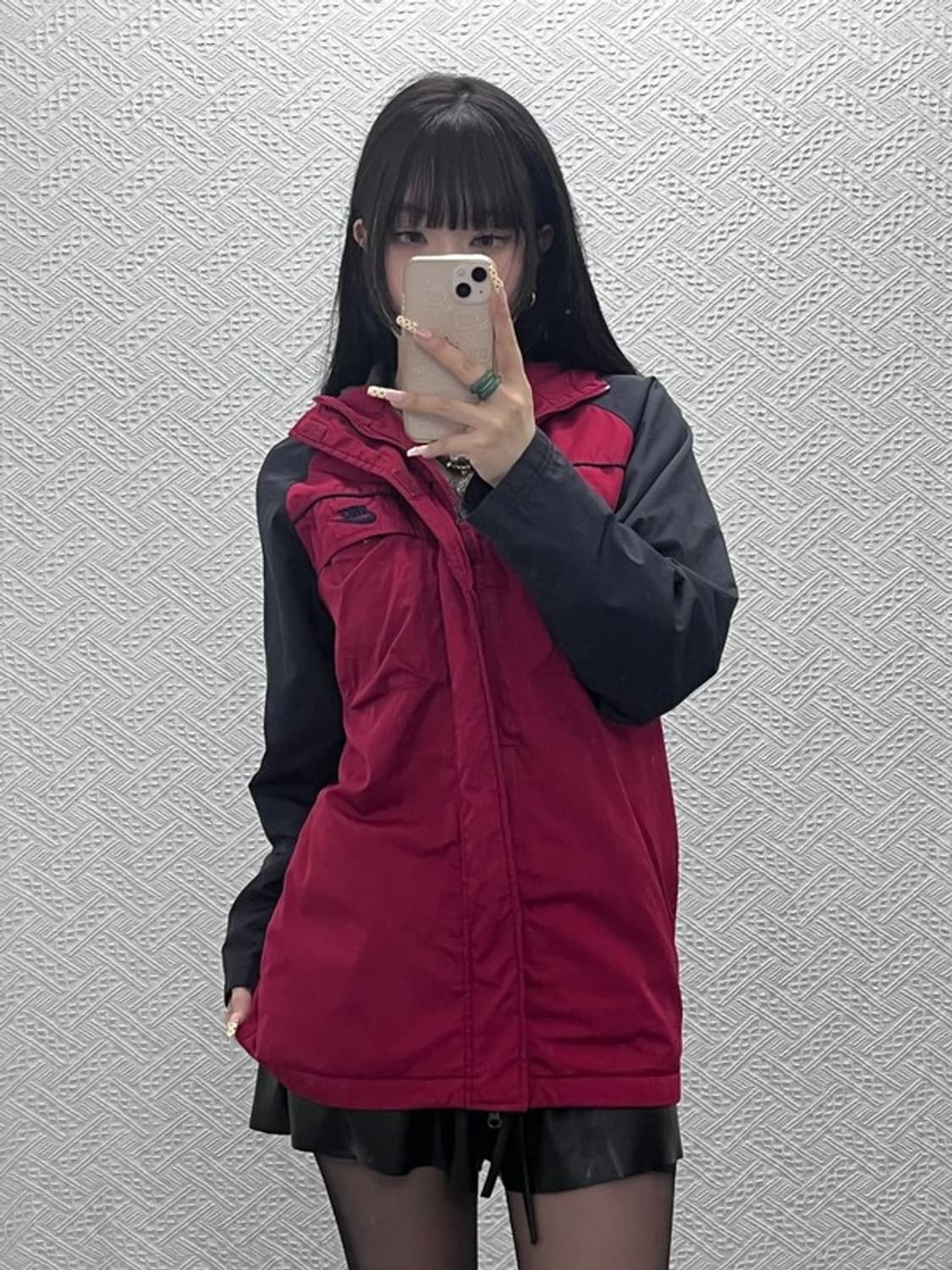 나이키 올드스쿨 레트로 빈티지 바람막이 자켓 L C09789 상품이미지2