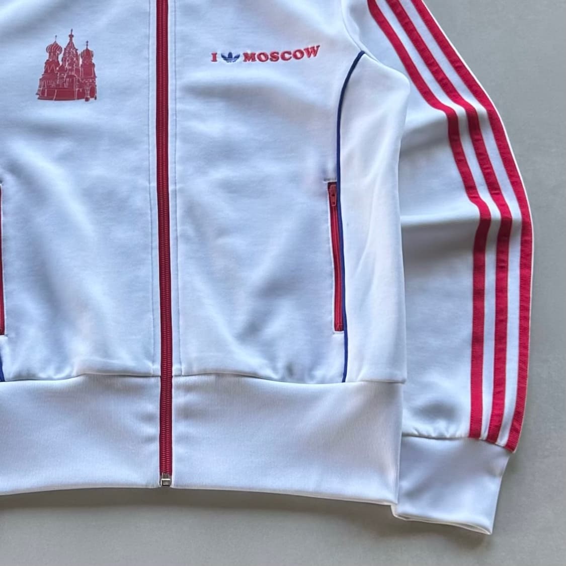 [S]아디다스 파이어버드 모스코바 화이트 트랙탑 져지 상품이미지5