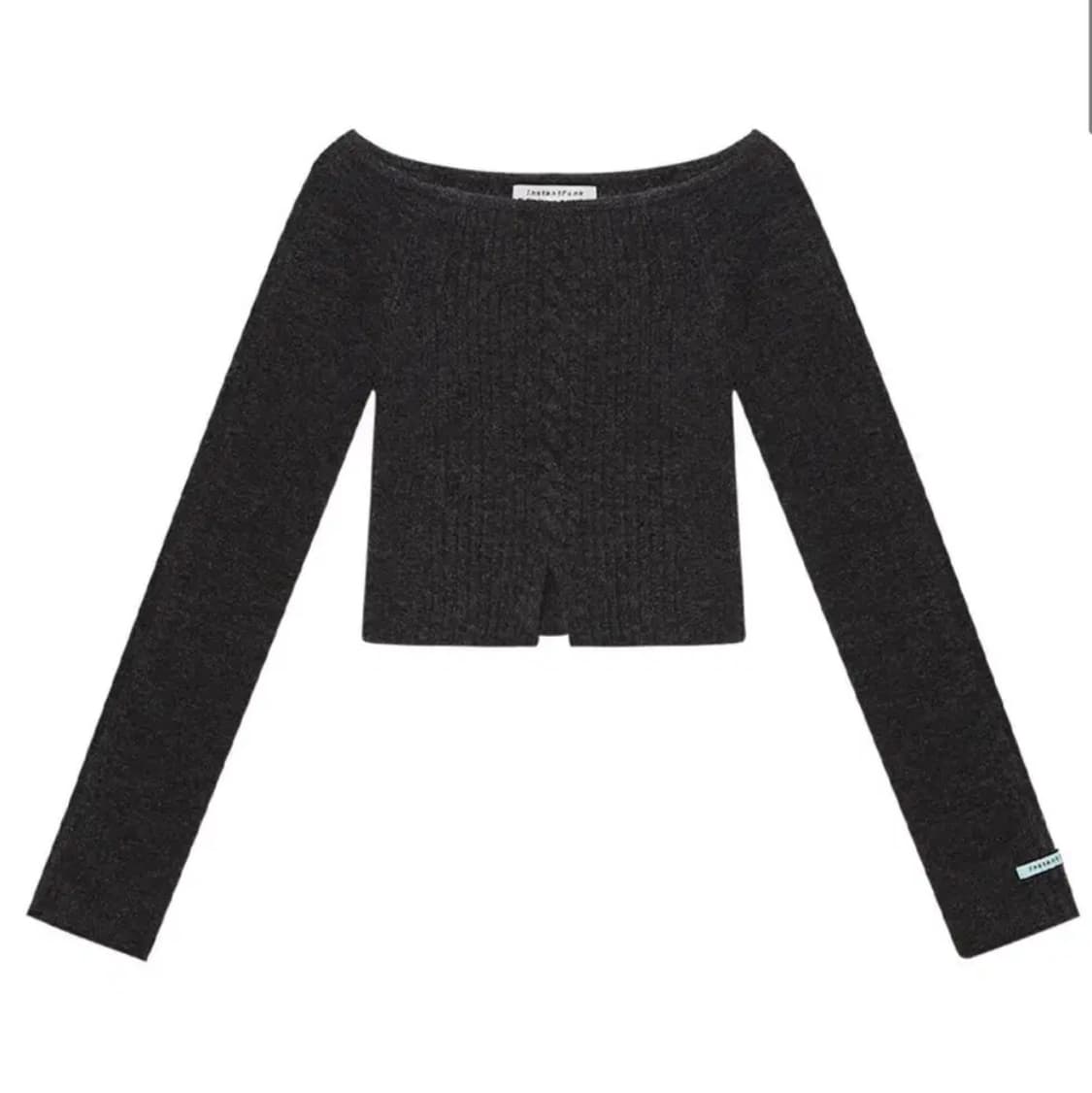 인스턴트펑크 슬림 울 니트 오프숄더 상품이미지1