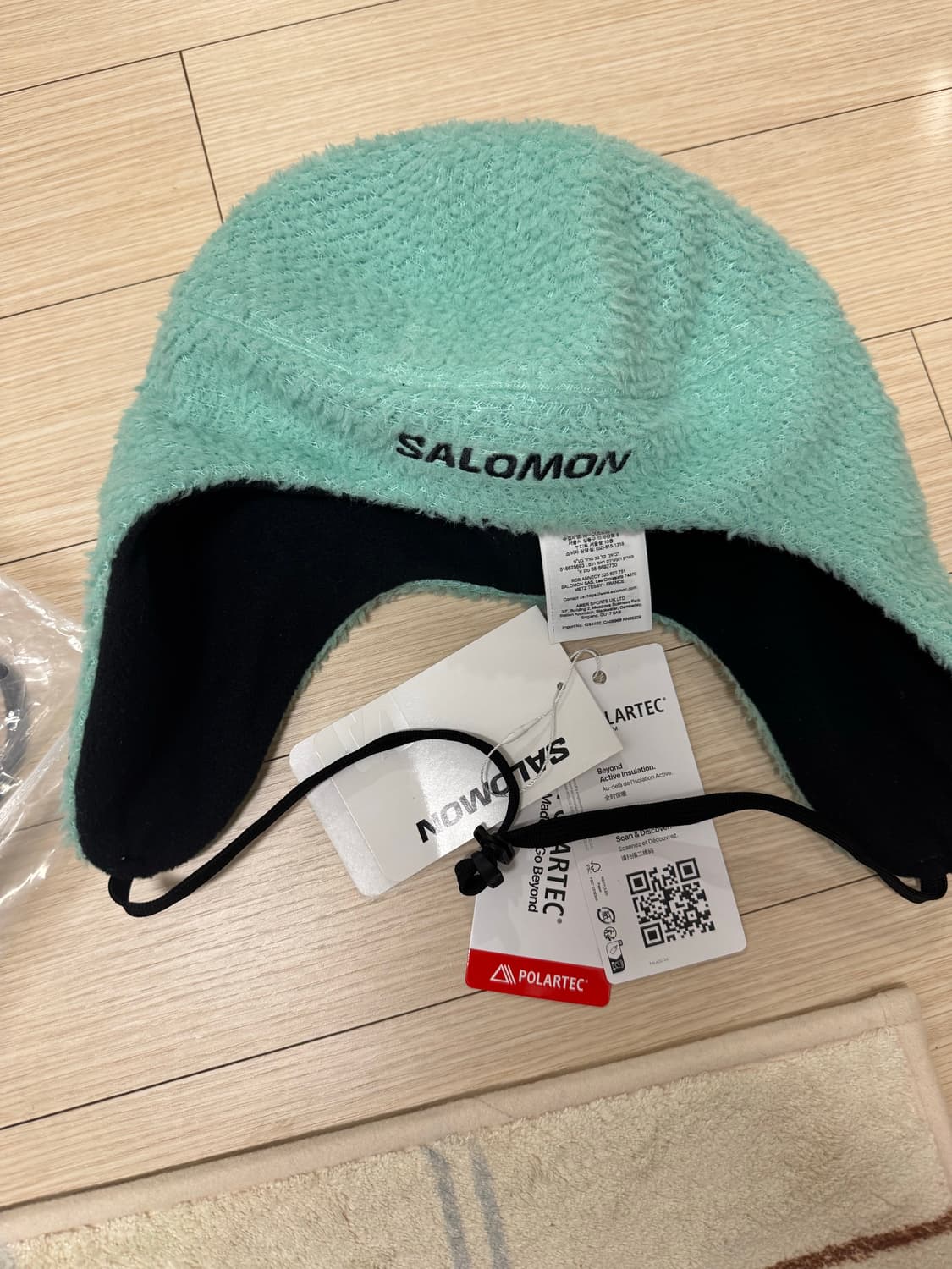 살로몬 시에라 플리스 비니 민트 팝니다! 상품이미지2