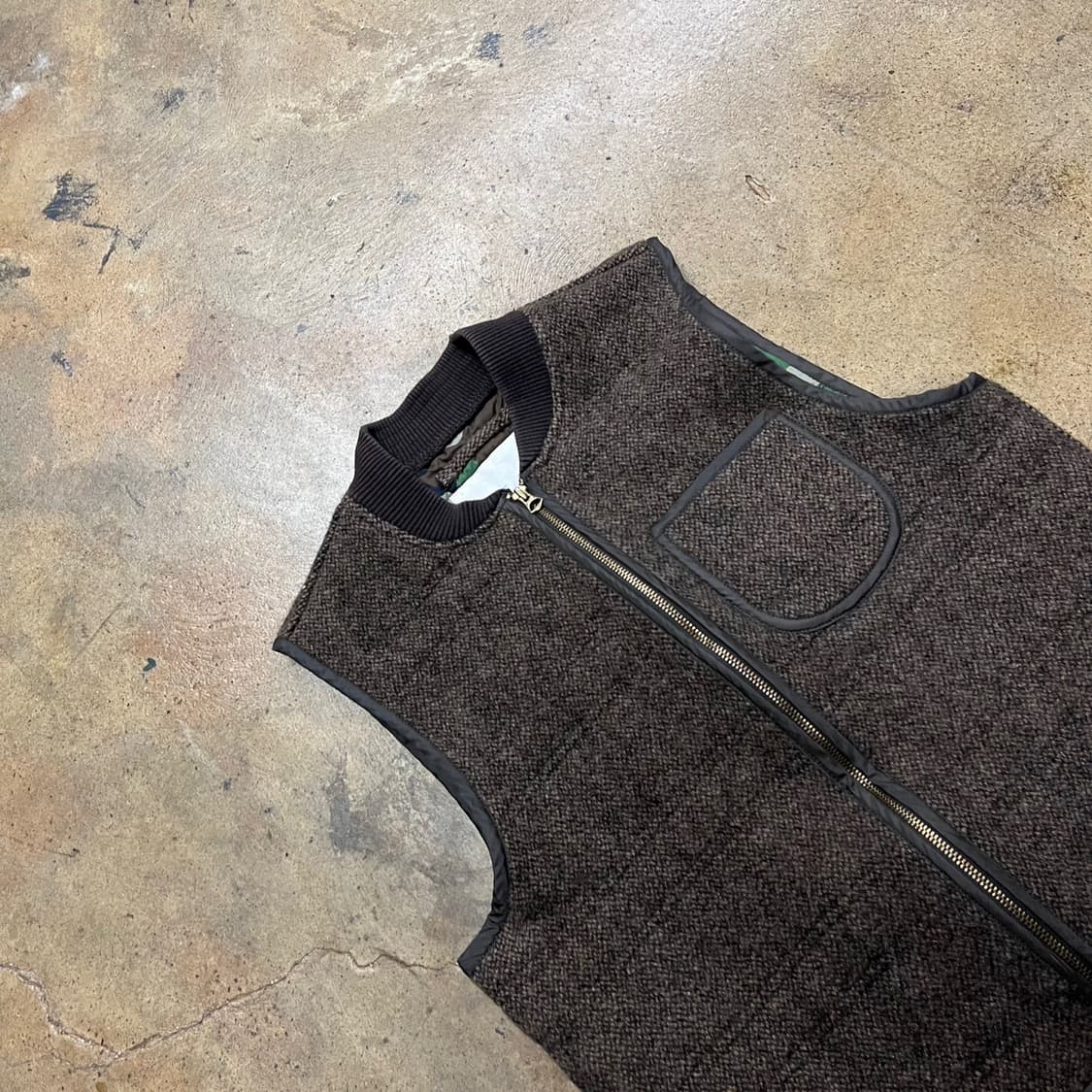 [정품/M] 데님 앤 서플라이 랄프 로렌 트위드 베스트 b10 상품이미지1