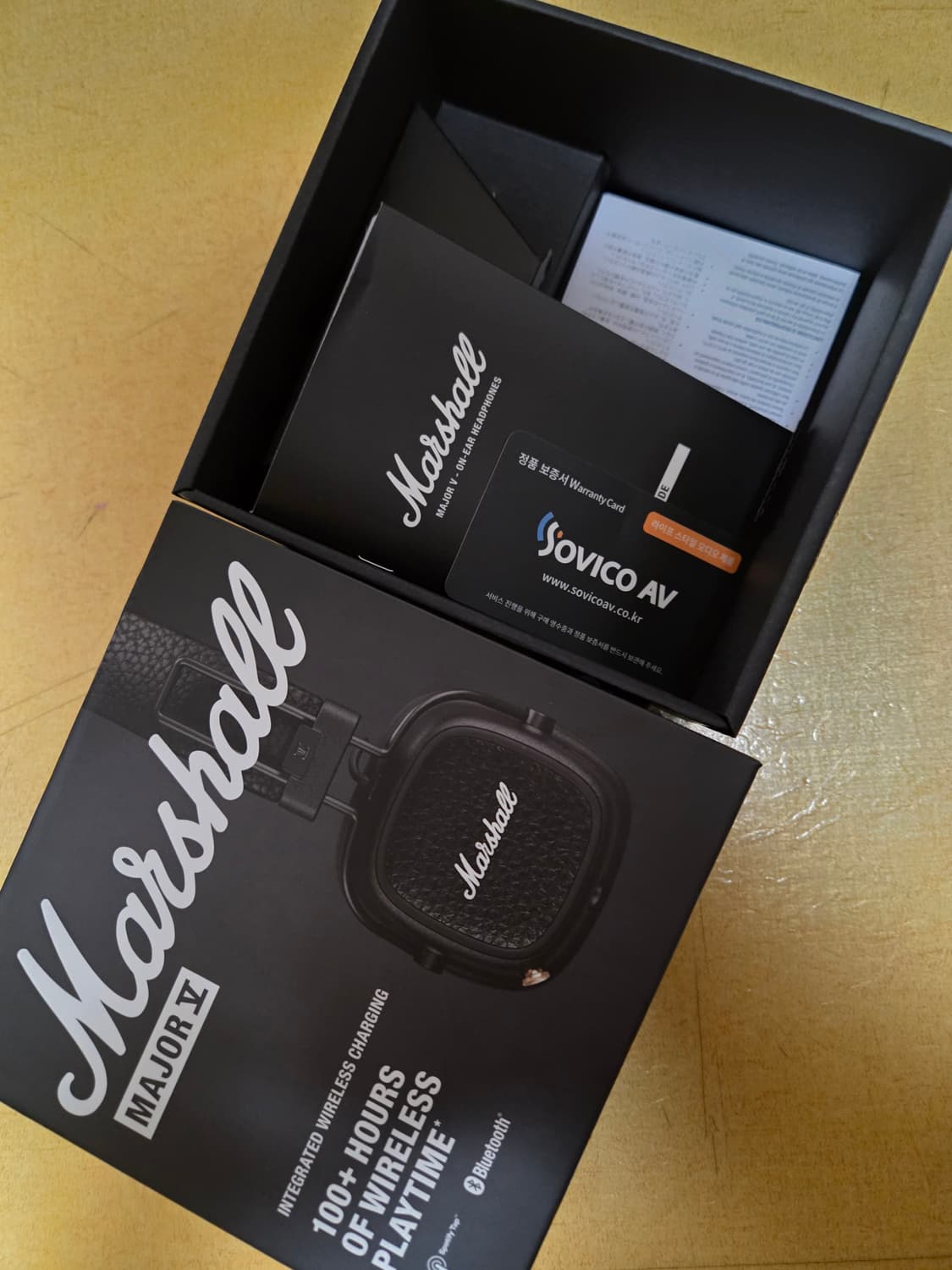 마샬 메이저5 Major V 블랙 풀박스 상품이미지3