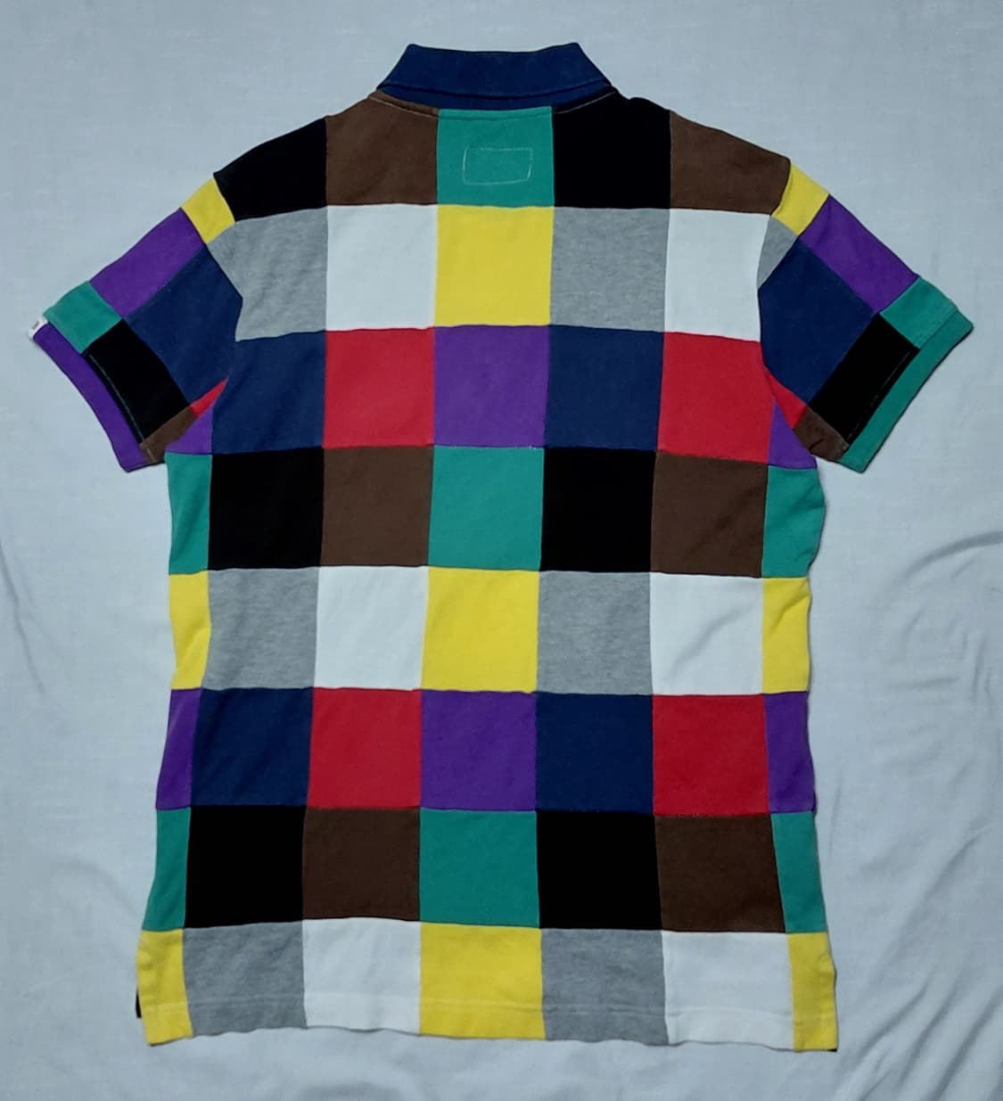 [M] 노스페이스 레트로 멀티 컬러 패치워크 폴로 셔츠 상품이미지8