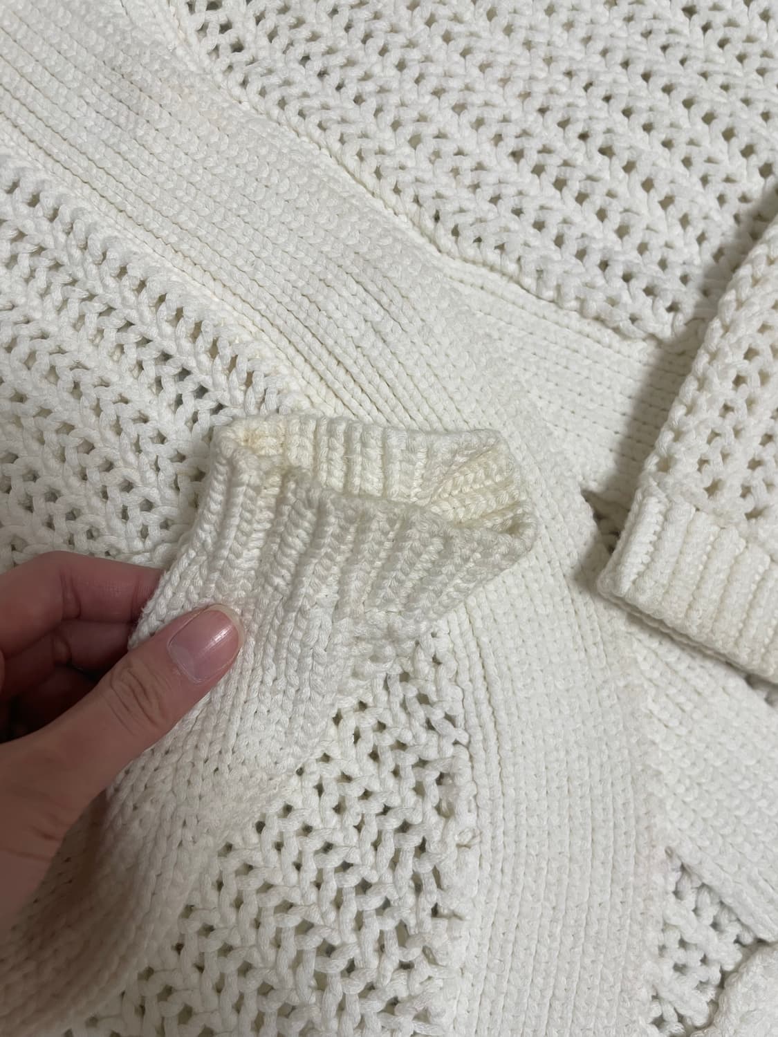 아르마니 익스체인지 니트 후드가디건 상품이미지5