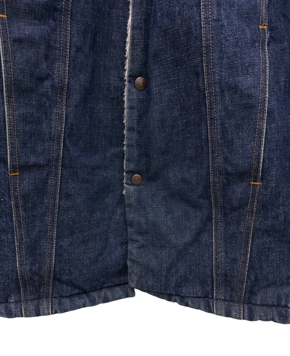 70s 리바이스 쉐르파 데님 청자켓 (42,XL) 상품이미지5