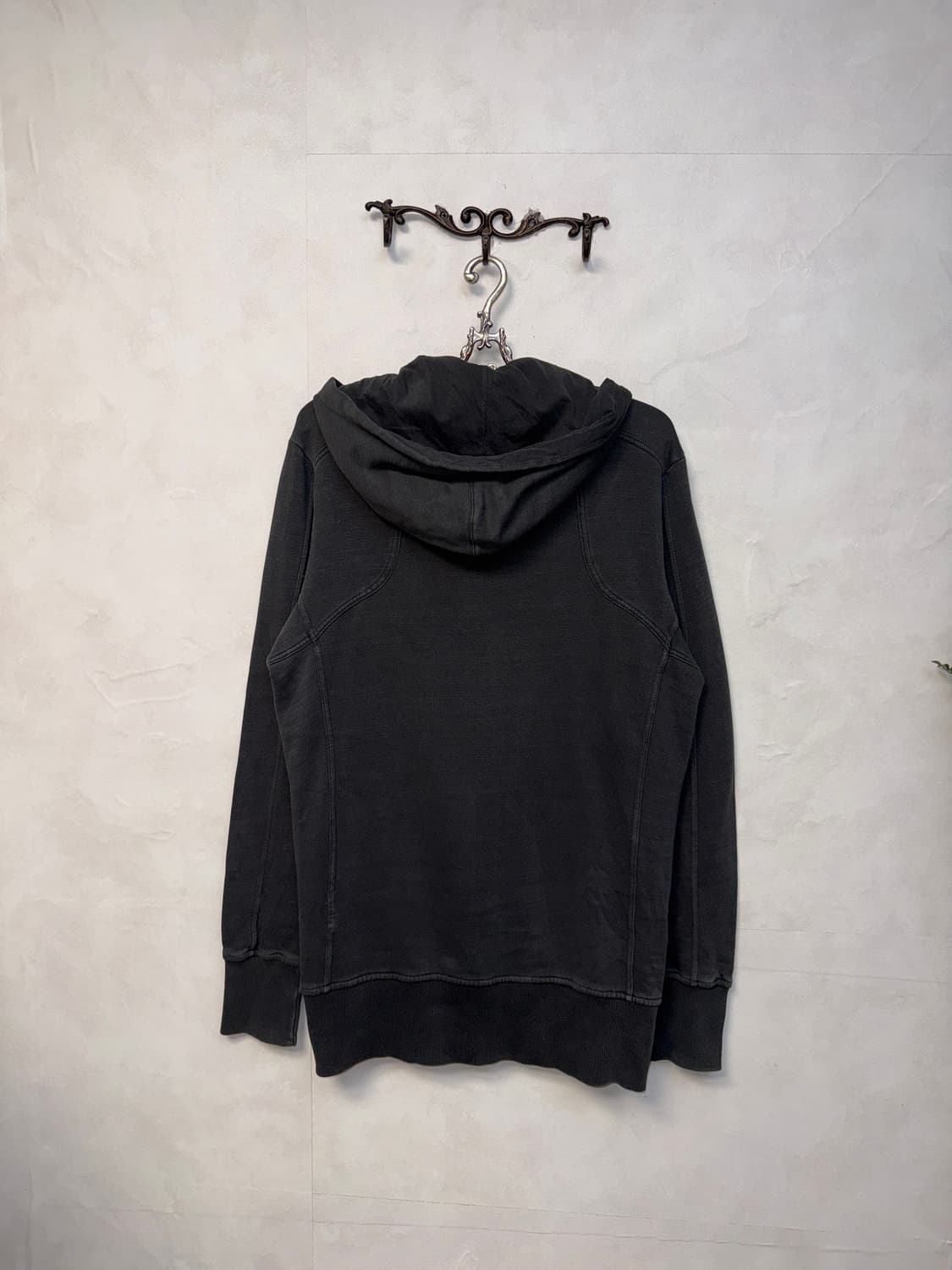 DIESEL charcoal washing long hood zipup 상품이미지7