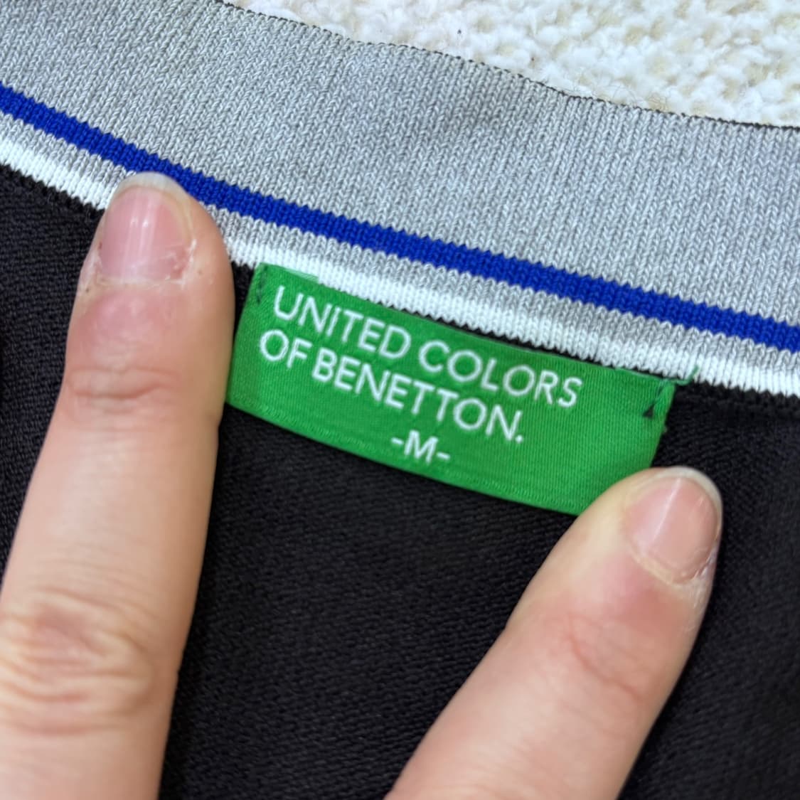 M 베네통 남성 니트 가디건 0312E 상품이미지3