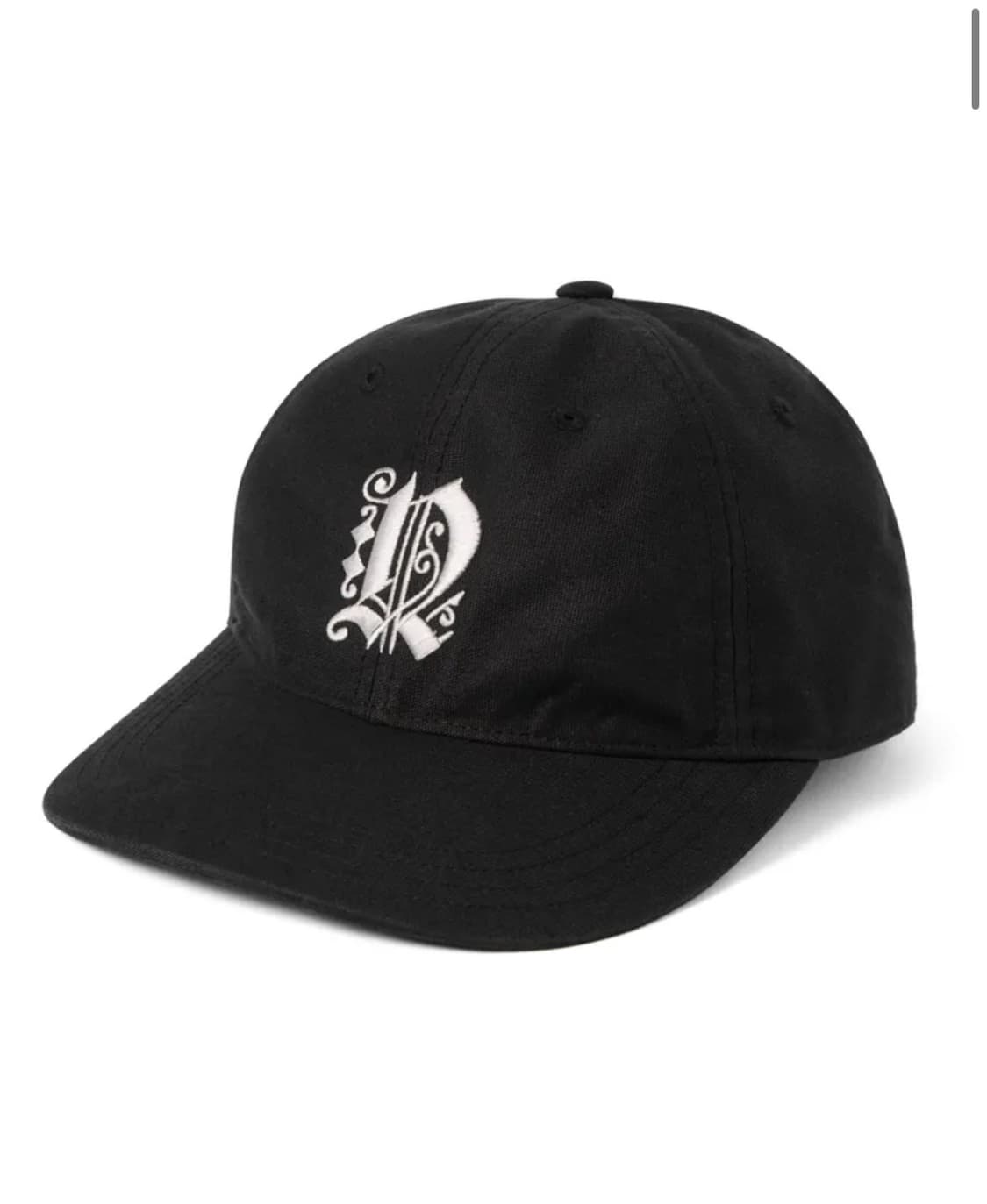 Washed Fortuna N-Logo Cap Black 상품이미지2